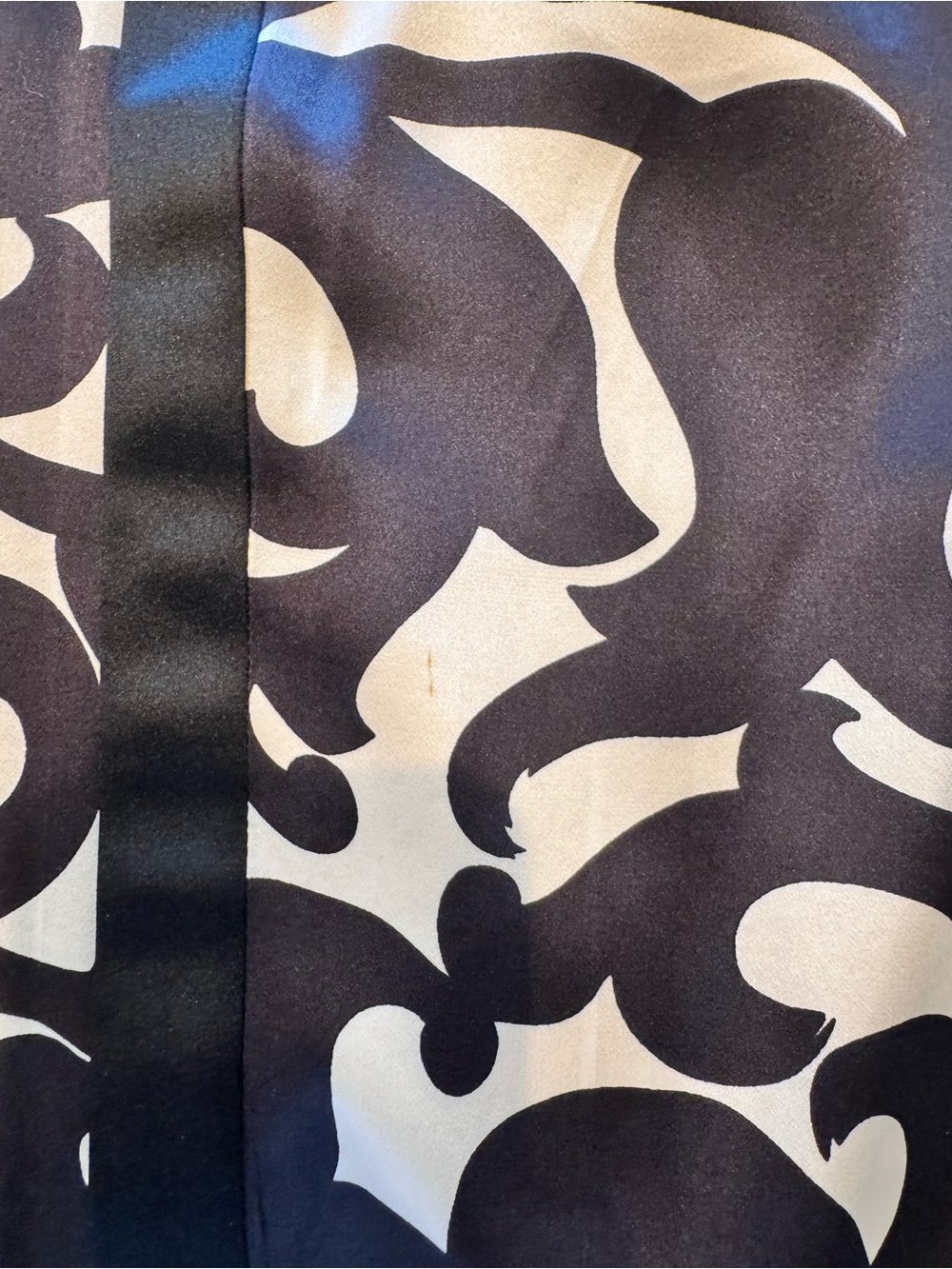 Milly of New York 100% Silk Strapless Black & Cream Dress Size 4 - Picture 11 of 15